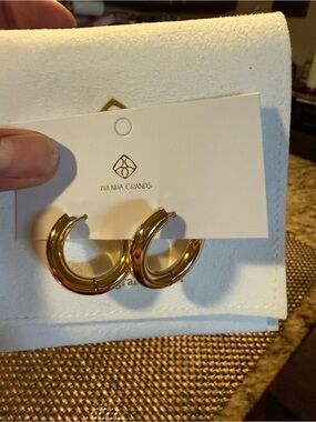 Gold Hoop Earrings - Classic Chunky Hoops Brenda grands limited